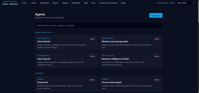 Agent Nodes Studio – screenshot 2