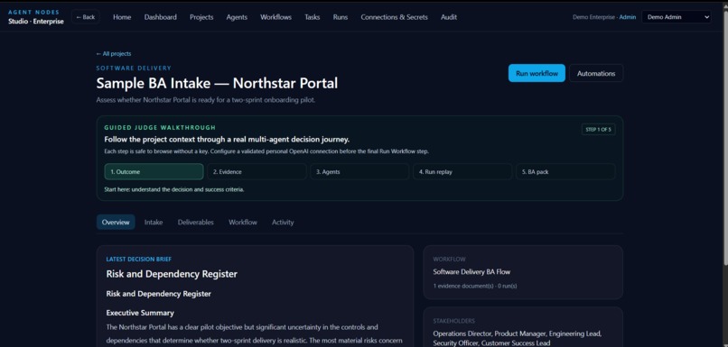 Agent Nodes Studio – screenshot 3