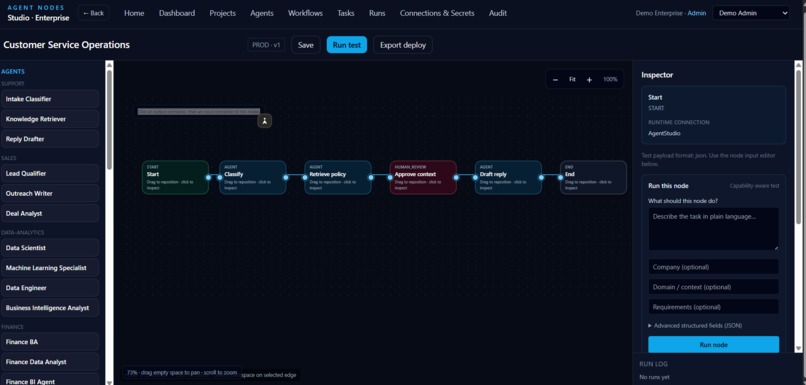 Agent Nodes Studio – screenshot 4