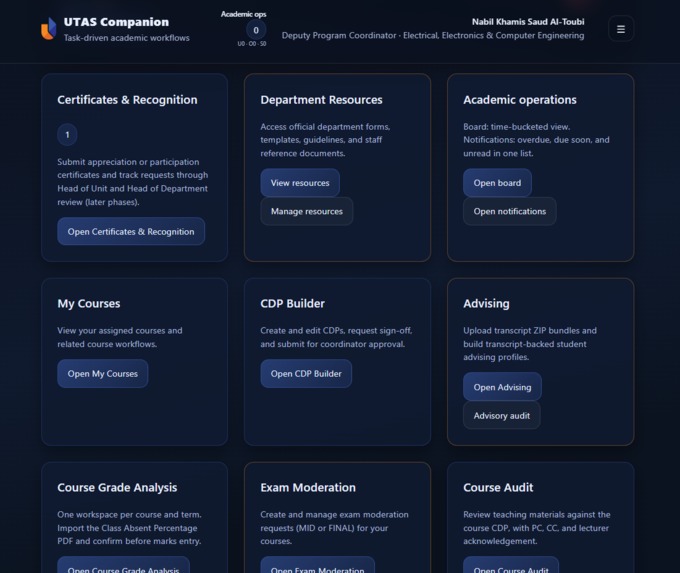 UTAS Companion  – screenshot 2
