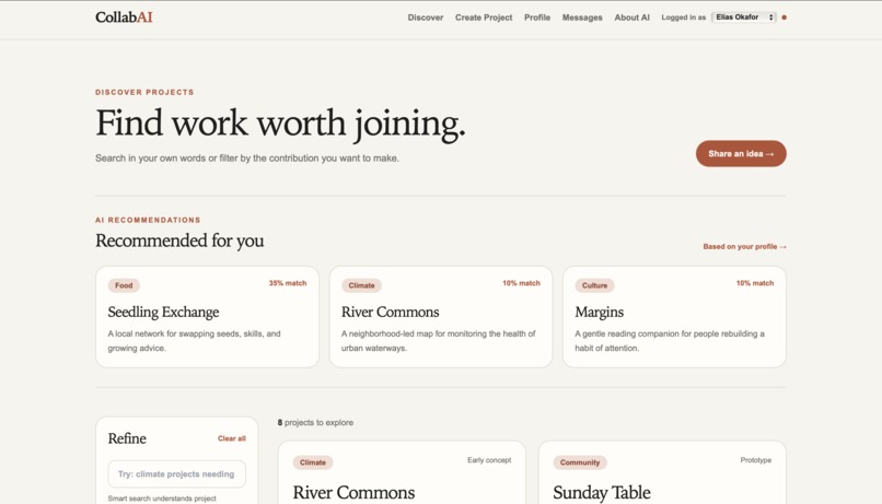 CollabAI – screenshot 1