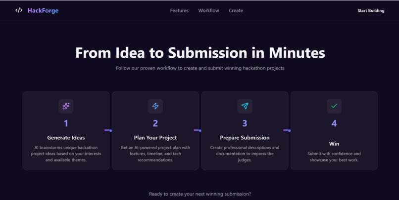 HackForge – screenshot 2