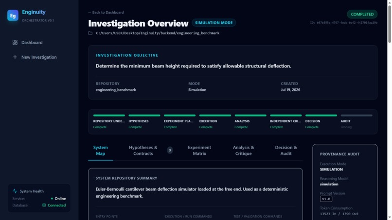 Enginuity – screenshot 1
