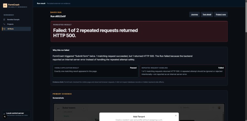FormCrash Lab – screenshot 4