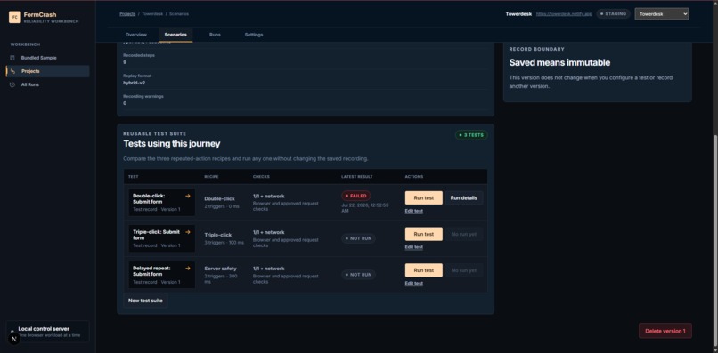 FormCrash Lab – screenshot 5