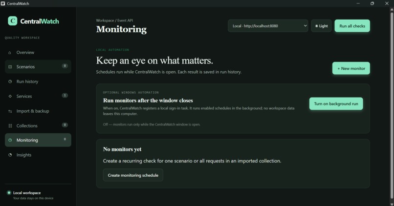 CentralWatch – screenshot 2