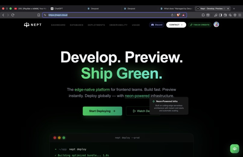 Nept – screenshot 1