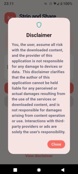 Strip and Share – screenshot 5