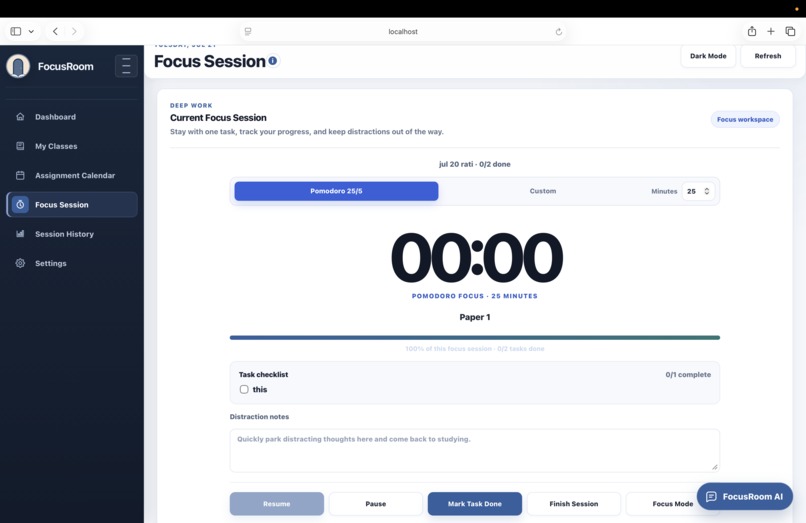 FocusRoom – screenshot 9