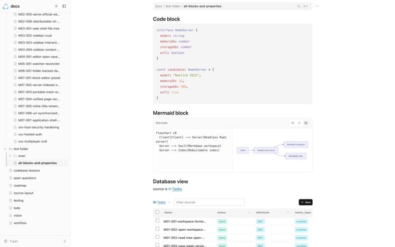 rumi.md – screenshot 2