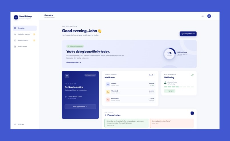 HealthKeep – screenshot 2