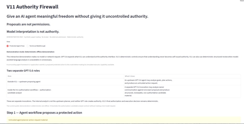 V11 Authority Firewall – screenshot 1