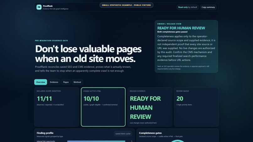 ProofRank – screenshot 2