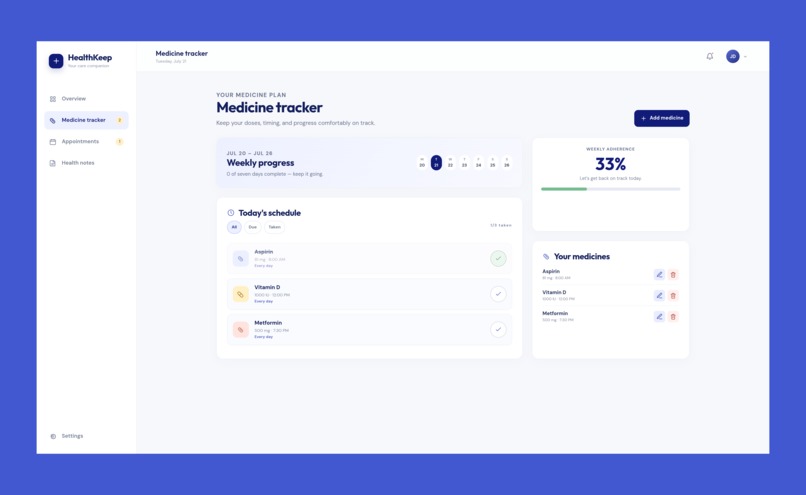 HealthKeep – screenshot 3