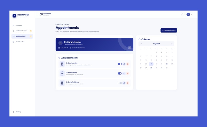 HealthKeep – screenshot 4