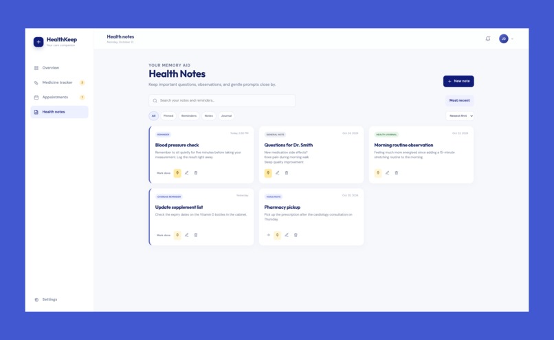 HealthKeep – screenshot 5