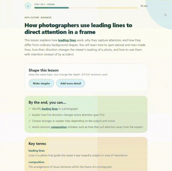 Pondr: Learning App – screenshot 2