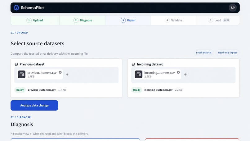 SchemaPilot – screenshot 2
