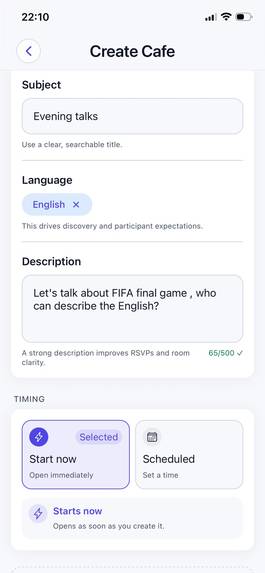 Language Cafe – screenshot 5