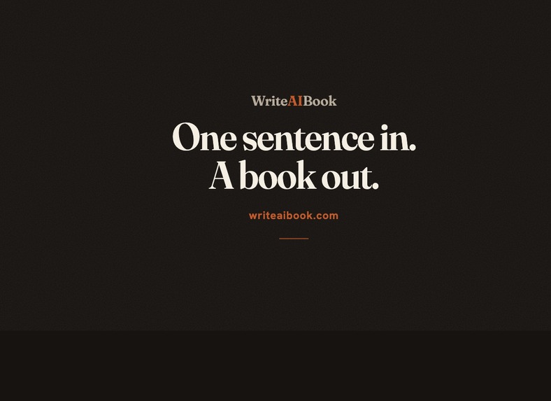 writeAIbook – screenshot 3