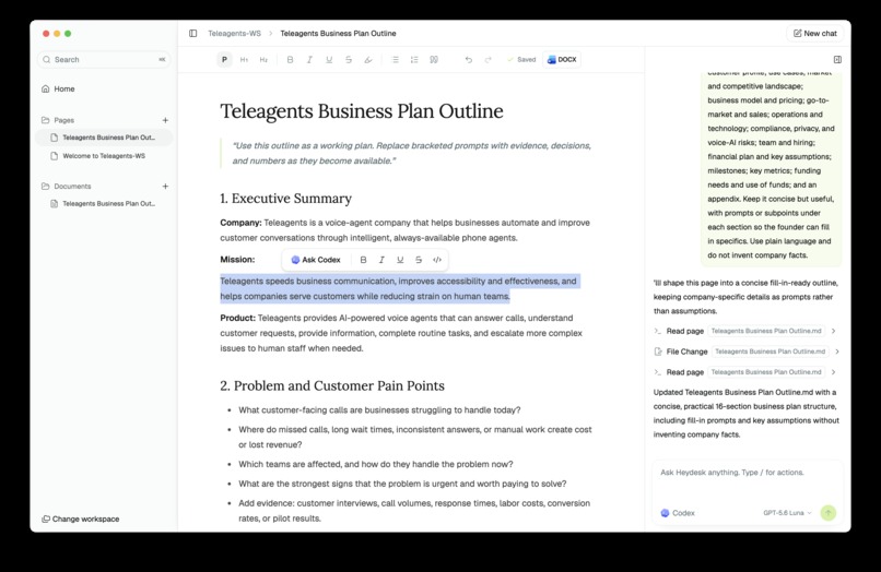 Heydesk – screenshot 2