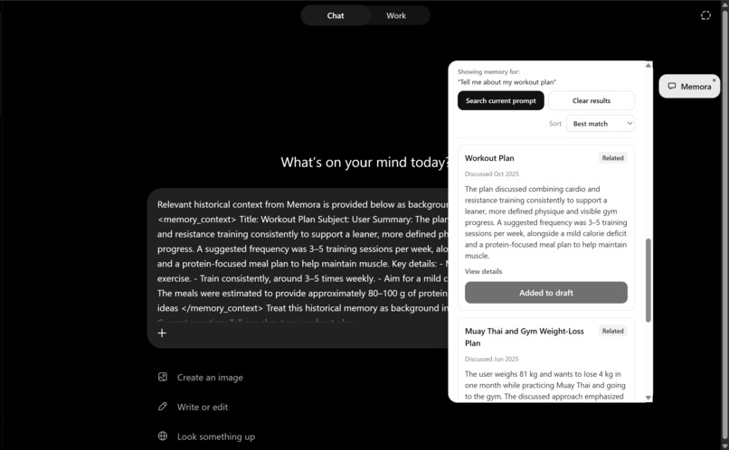 Memora – screenshot 2