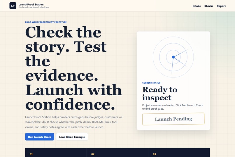 LaunchProof Station – screenshot 1