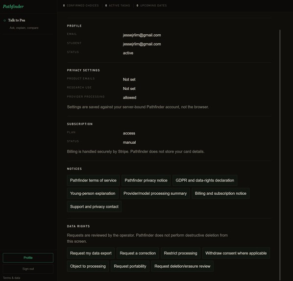 Pathfinder Mobile – screenshot 1