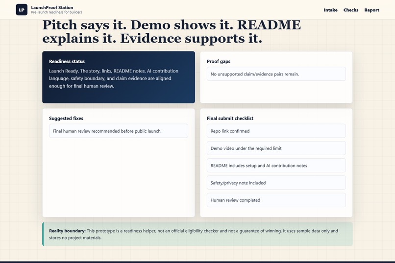 LaunchProof Station – screenshot 5