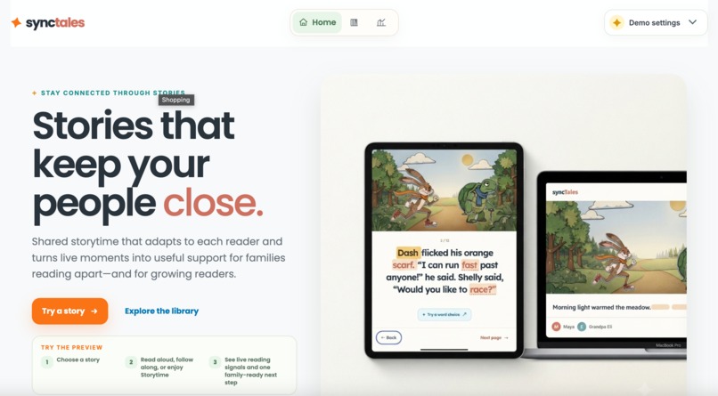 SyncTales  – screenshot 1