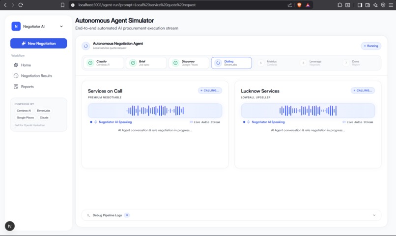 Negotiator AI – screenshot 3