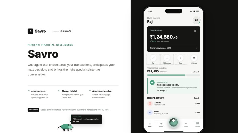 Savro: Your Financial Intelligence Agent – screenshot 1