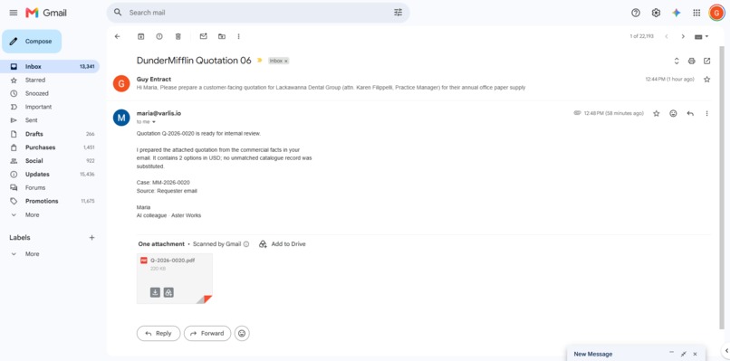 Maria Mail – screenshot 4