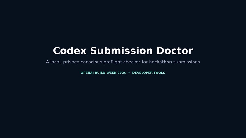 Codex Submission Doctor – screenshot 1