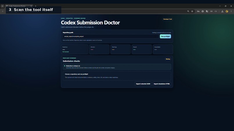 Codex Submission Doctor – screenshot 6