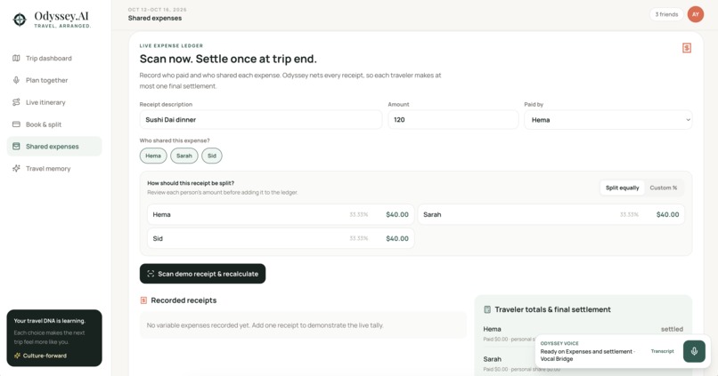 Odyssey.AI - The World's First AI Travel Mediator – screenshot 9