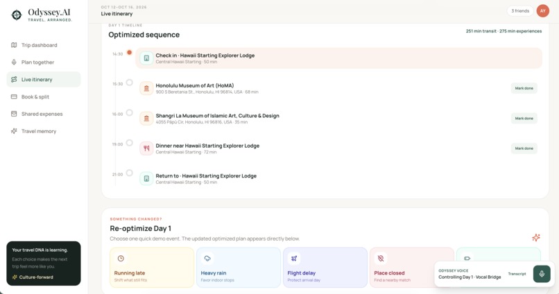 Odyssey.AI - The World's First AI Travel Mediator – screenshot 7