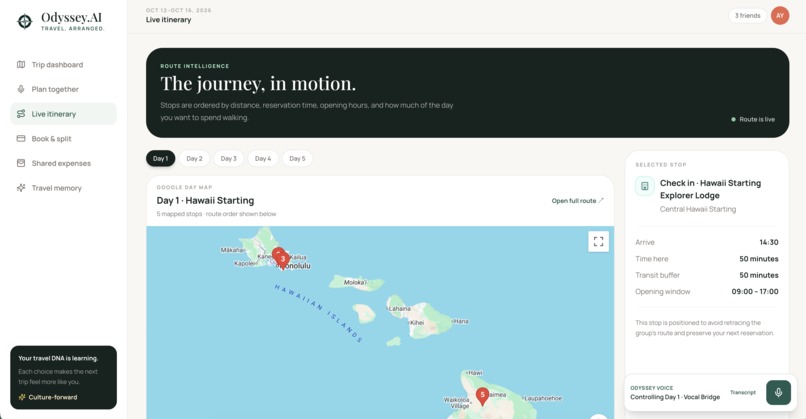 Odyssey.AI - The World's First AI Travel Mediator – screenshot 6