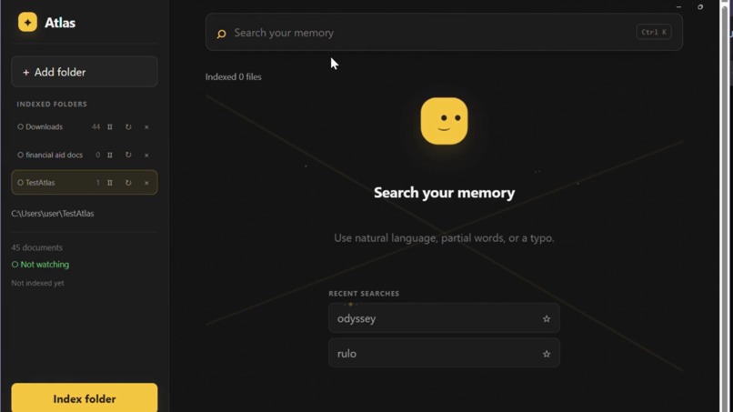Atlas Memory Engine – screenshot 1