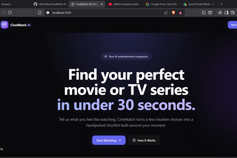 CineMatch AI – screenshot 5