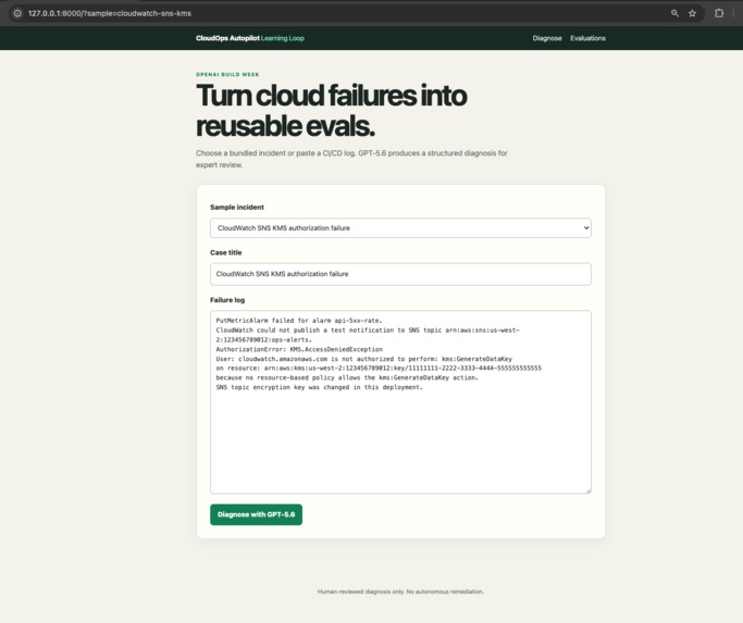 CloudOps Autopilot: Learning Loop – screenshot 1