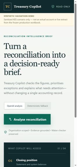 Treasury Copilot – screenshot 5