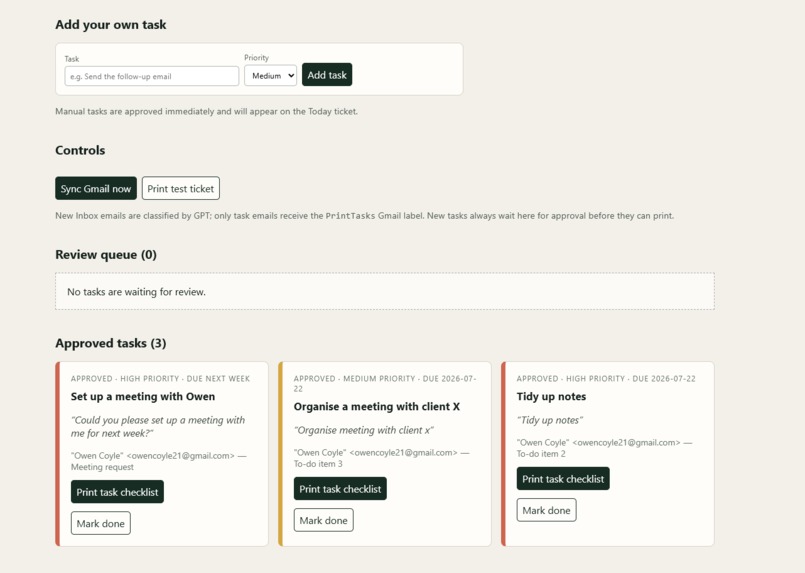 Inbox on the Menu – screenshot 1