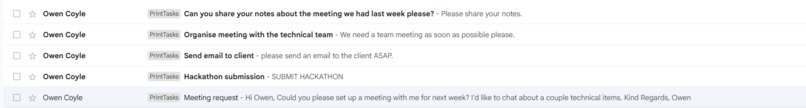 Inbox on the Menu – screenshot 2