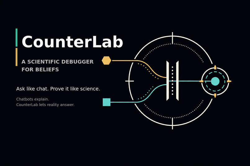CounterLab: The Scientific Debugger for Beliefs – screenshot 1