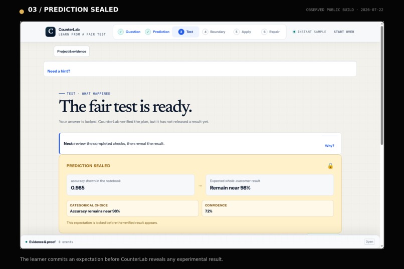 CounterLab: The Scientific Debugger for Beliefs – screenshot 4