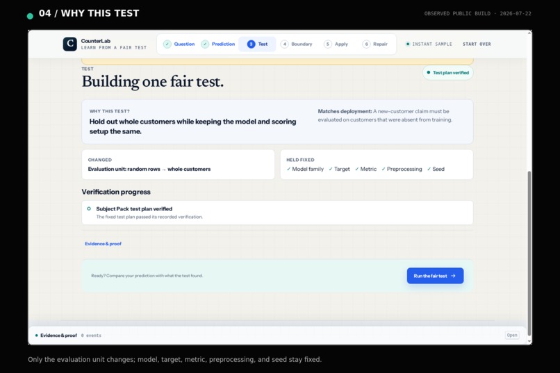 CounterLab: The Scientific Debugger for Beliefs – screenshot 6