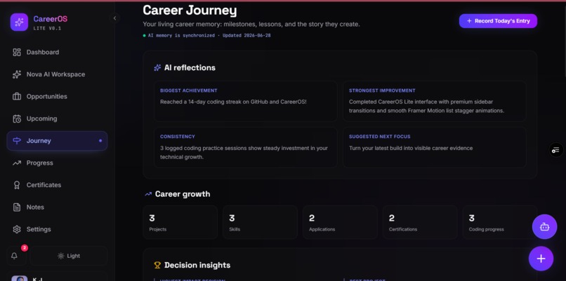 CareerOS Lite – screenshot 4