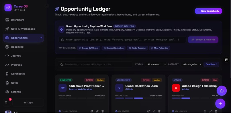 CareerOS Lite – screenshot 3