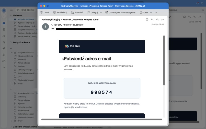 Kompas Jutra: AI School Grant Application Builder – screenshot 2